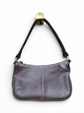 Vintage Dooney & Bourke All Weather Leather Brown Shoulder Bag AWL